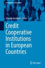 Credit Cooperative Institutions In European Countries 1st Edition Simeon Karafolas Eds