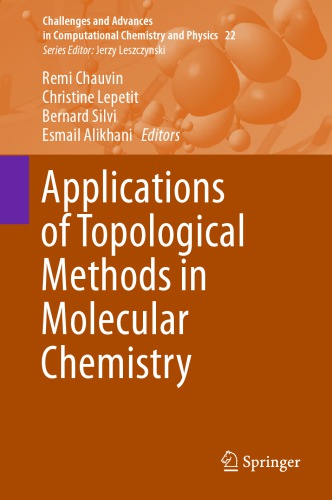 Applications Of Topological Methods In Molecular Chemistry 1st Edition Remi Chauvin
