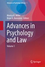 Advances In Psychology And Law Volume 1 1st Edition Monica K Miller