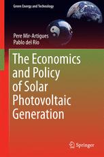 The Economics And Policy Of Solar Photovoltaic Generation 1st Edition Pere Mirartigues