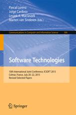 Software Technologies 10th International Joint Conference Icsoft 2015 Colmar France July 2022 2015 Revised Selected Papers 1st Edition Pascal Lorenz