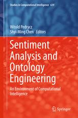 Sentiment Analysis And Ontology Engineering An Environment Of Computational Intelligence 1st Edition Witold Pedrycz