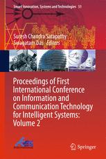 Proceedings Of First International Conference On Information And Communication Technology For Intelligent Systems Volume 2 1st Edition Suresh Chandra Satapathy