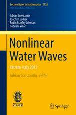 Nonlinear Water Waves Cetraro Italy 2013 1st Edition Adrian Constantin