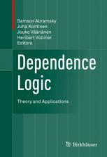 Dependence Logic Theory And Applications 1st Edition Samson Abramsky