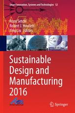 Sustainable Design And Manufacturing 2016 1st Edition Rossi Setchi