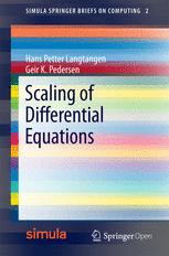 Scaling Of Differential Equations 1st Edition Hans Petter Langtangen