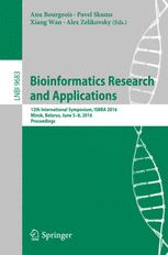 Bioinformatics Research And Applications 12th International Symposium Isbra 2016 Minsk Belarus June 58 2016 Proceedings 1st Edition Anu Bourgeois