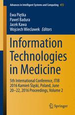 Information Technologies In Medicine 5th International Conference Itib 2016 Kamie Lski Poland June 20 22 2016 Proceedings Volume 2 1st Edition Ewa Pitka