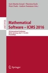 Mathematical Software Icms 2016 5th International Conference Berlin Germany July 1114 2016 Proceedings 1st Edition Gertmartin Greuel