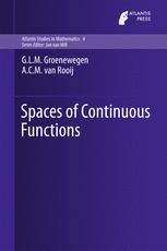 Spaces Of Continuous Functions 1st Edition Glm Groenewegen