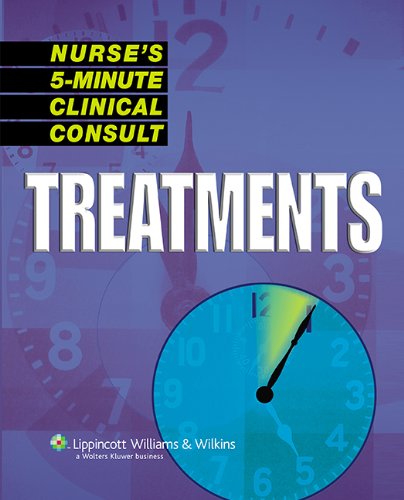Nurses 5minute Clinical Consult Treatments 1st Edition Springhouse