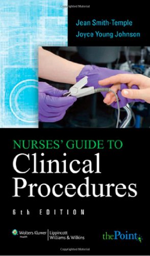 Nurses Guide To Clinical Procedures 6th Jean Smithtemple