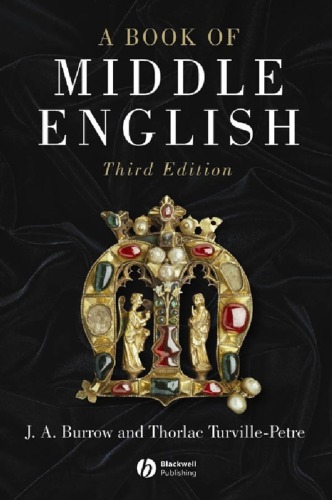 A Book Of Middle English 3rd Edition J A Burrow Thorlac Turvillepetre