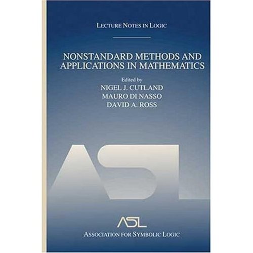 Nonstandard Methods And Applications In Mathematics Nigel J Cutland