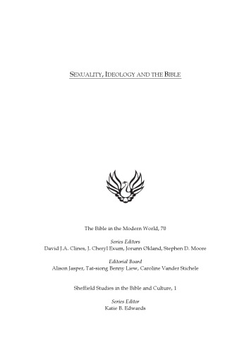 Sexuality Ideology And The Bible Robert J Myles Caroline Blyth