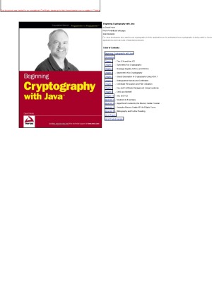 Beginning Cryptography With Java Hook D