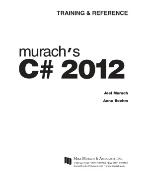 Murachs C 2012 Joel Murach Anne Boehm