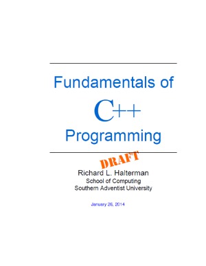 Fundamentals Of Programming C Richard L Halterman