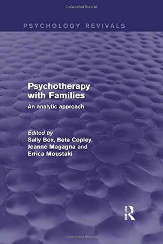 Psychotherapy With Families An Analytic Approach Sally J Box