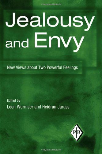 Jealousy And Envy 1st Edition Leon Wurmser Heidrun Jarass