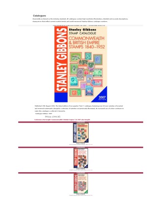 Commonwealth British Empire Stamps 18401952 Stanley Gibbons