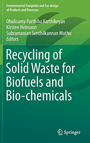 Recycling Of Solid Waste For Biofuels And Biochemicals 1st Ed 2016 Obulisamy Parthiba Karthikeyan