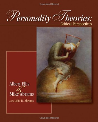 Personality Theories Critical Perspectives 1st Edition Albert Ellis