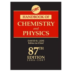 Crc Handbook Of Chemistry And Physics 87th Edition David R Lide Ed