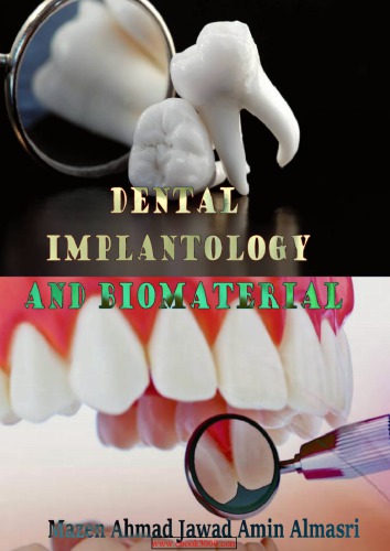 Dental Implantology And Biomaterial Mazen Ahmad Jawad Amin Almasri