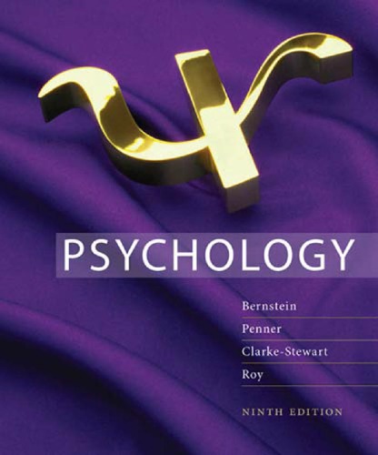 Psychology 9th Edition Douglas A Bernstein Louis A Penner Alison Clarkestewart