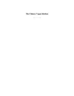 The Chinese Vegan Kitchen Donna Klein