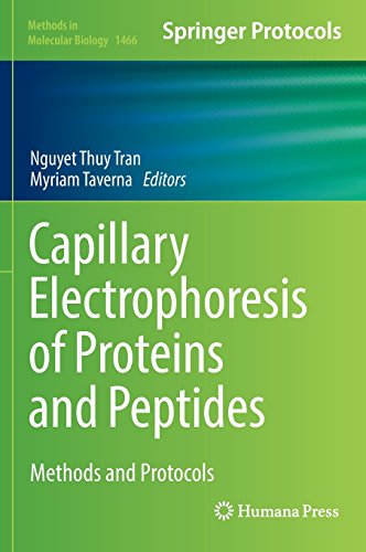 Capillary Electrophoresis Of Proteins And Peptides Methods And Protocols Nguyet Thuy Tran