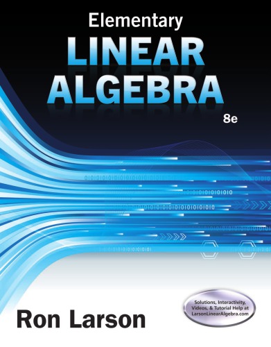 Elementary Linear Algebra 8th Ron Larson
