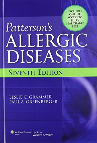 Pattersons Allergic Diseases Seventh Leslie C Grammer Md