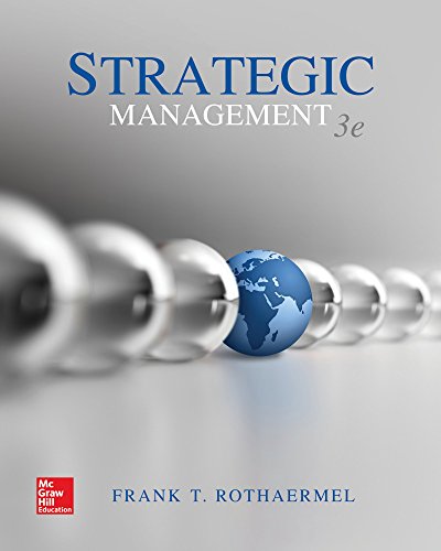 Strategic Management Concepts 3rd Edition Frank Rothaermel