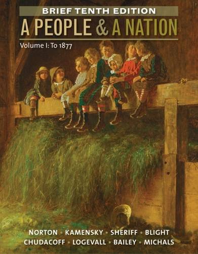 A People And A Nation Volume I To 1877 Brief Edition 10th Edition Mary Beth Norton