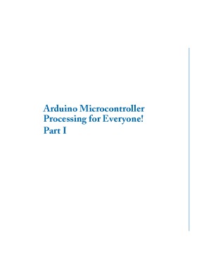 Arduino Microcontroller Processing For Everyone Steven F Barrett