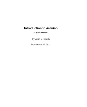 Introduction To Arduino A Piece Of Cake Alan G Smith
