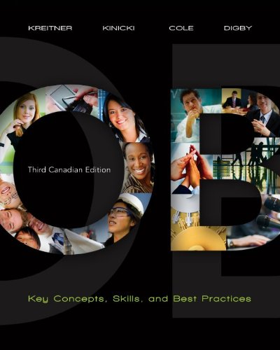 Organizational Behaviour Third Cdn Edition Third Canadian Edition Angelo Kinicki