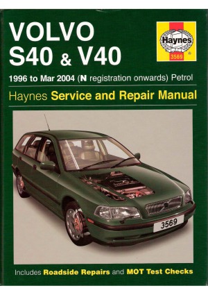 Volvo S40 V40 Service And Repair Manual Volvo