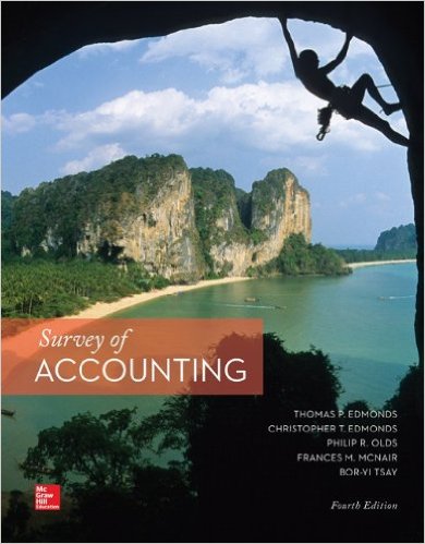 Survey Of Accounting 4th Edition Thomas Edmonds Christopher Edmonds