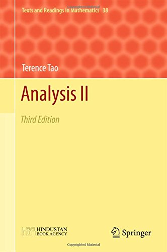 Analysis Ii Third Edition 3rd Edition Terence Tao