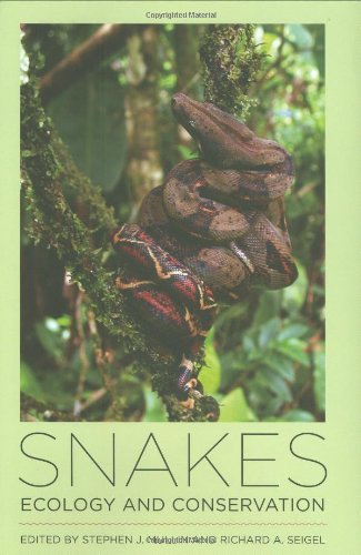 Snakes Ecology And Conservation 1st Edition Stephen J Mullin