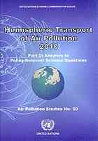 Hemispheric Transport Of Air Pollution 2010 Part D Answers To Policyrelevant Science Questions United Nations