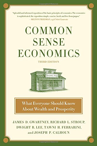 Common Sense Economics What Everyone Should Know About Wealth And Prosperity 3rd Ed James D Gwartney