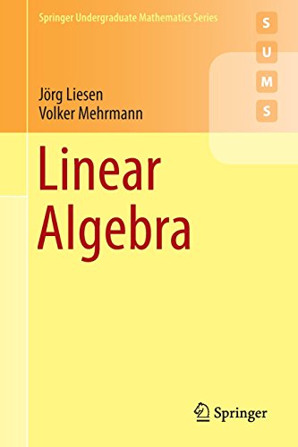 Linear Algebra Jörg Liesen Volker Mehrmann