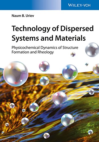 Technology Of Dispersed Systems And Materials Physicochemical Dynamics Of Structure Formation And Rheology 1st Edition Naum B Uriev
