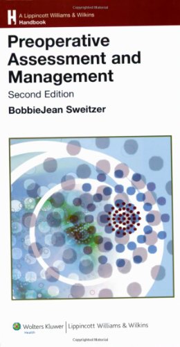 Preoperative Assessment And Management Second Bobbiejean Sweitzer Md