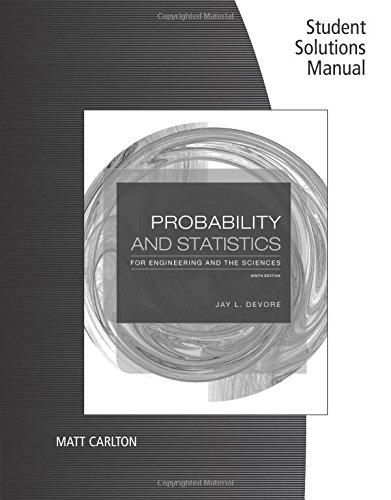 Probability And Statistics For Engineering And The Sciences 9th Edition Jay L Devore